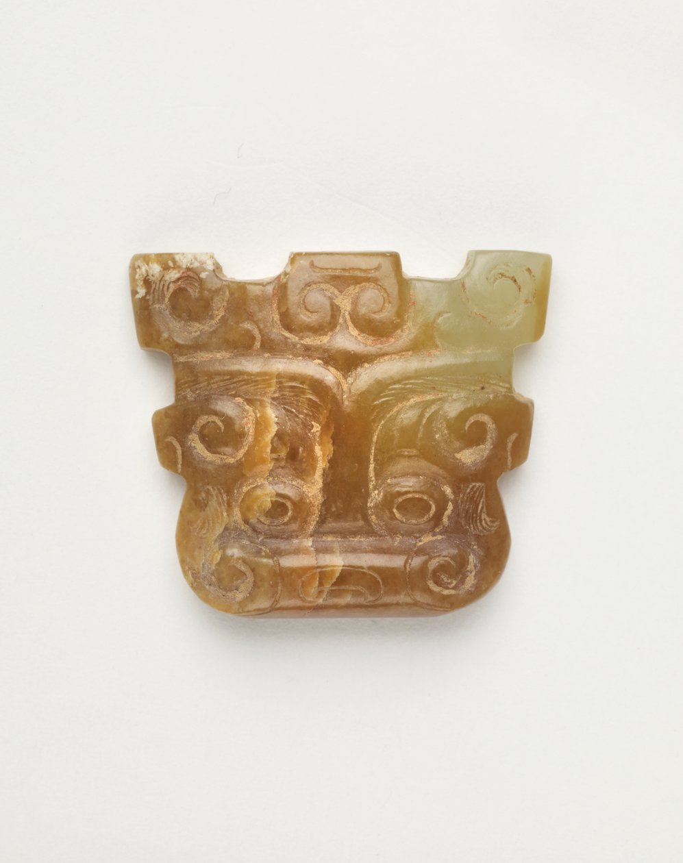 Diermaskervormige hanger, 650-500 v.Chr. door Eastern Zhou Dynasty Chinese School