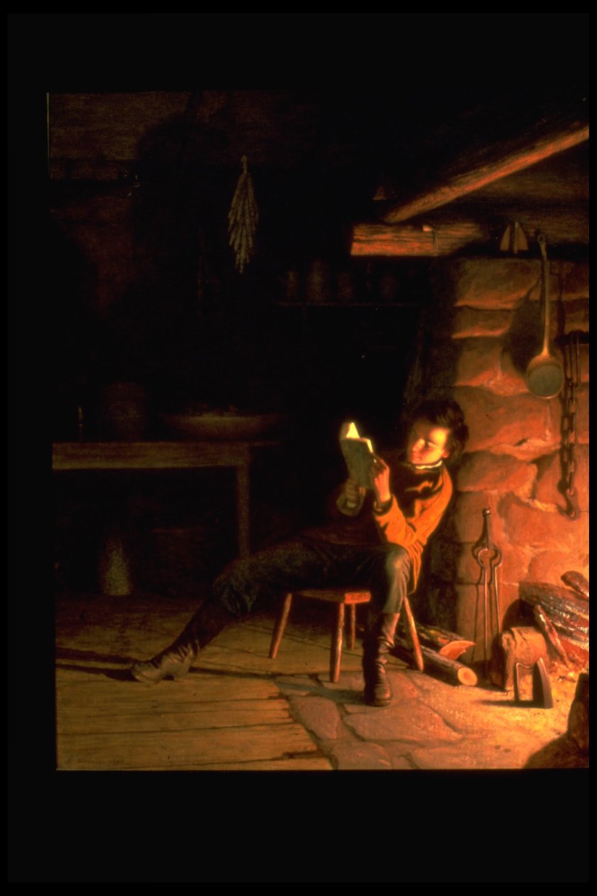De jeugd van Lincoln door Eastman Johnson
