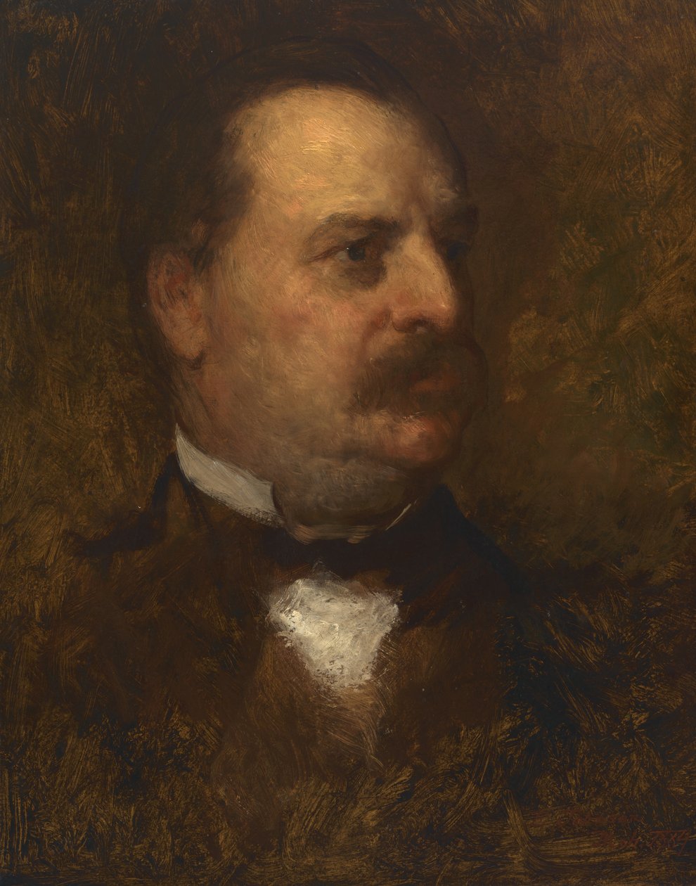 Grover Cleveland door Eastman Johnson
