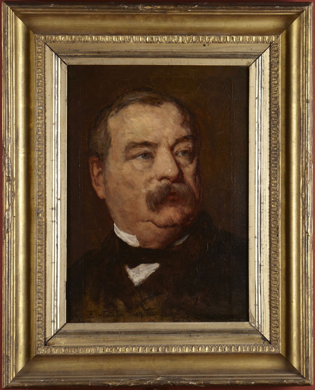 Grover Cleveland door Eastman Johnson