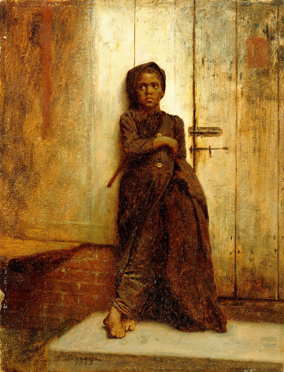 De schoorsteenveger door Eastman Johnson