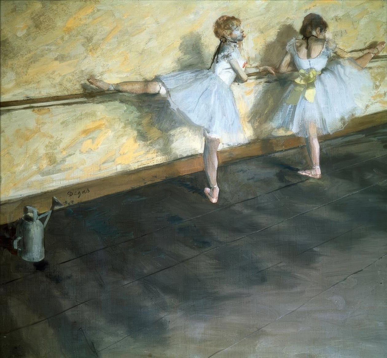 Danseres aan de barre door Edgar Degas
