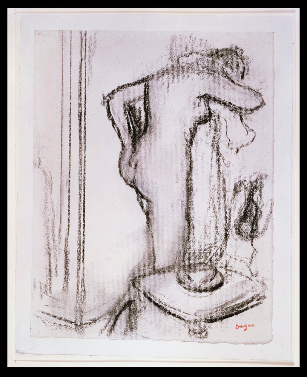 Vrouw bij haar Toilet, c.1890 door Edgar Degas