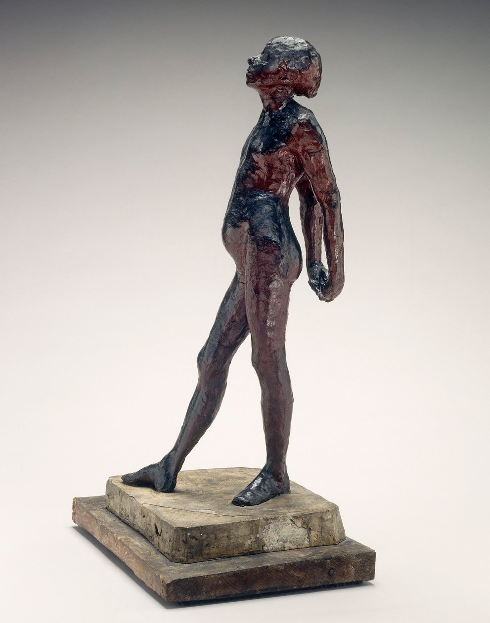 Studie in de Naakte van Kleine Danseres van Veertien (Naakte Kleine Danseres) c.1878-1881 door Edgar Degas