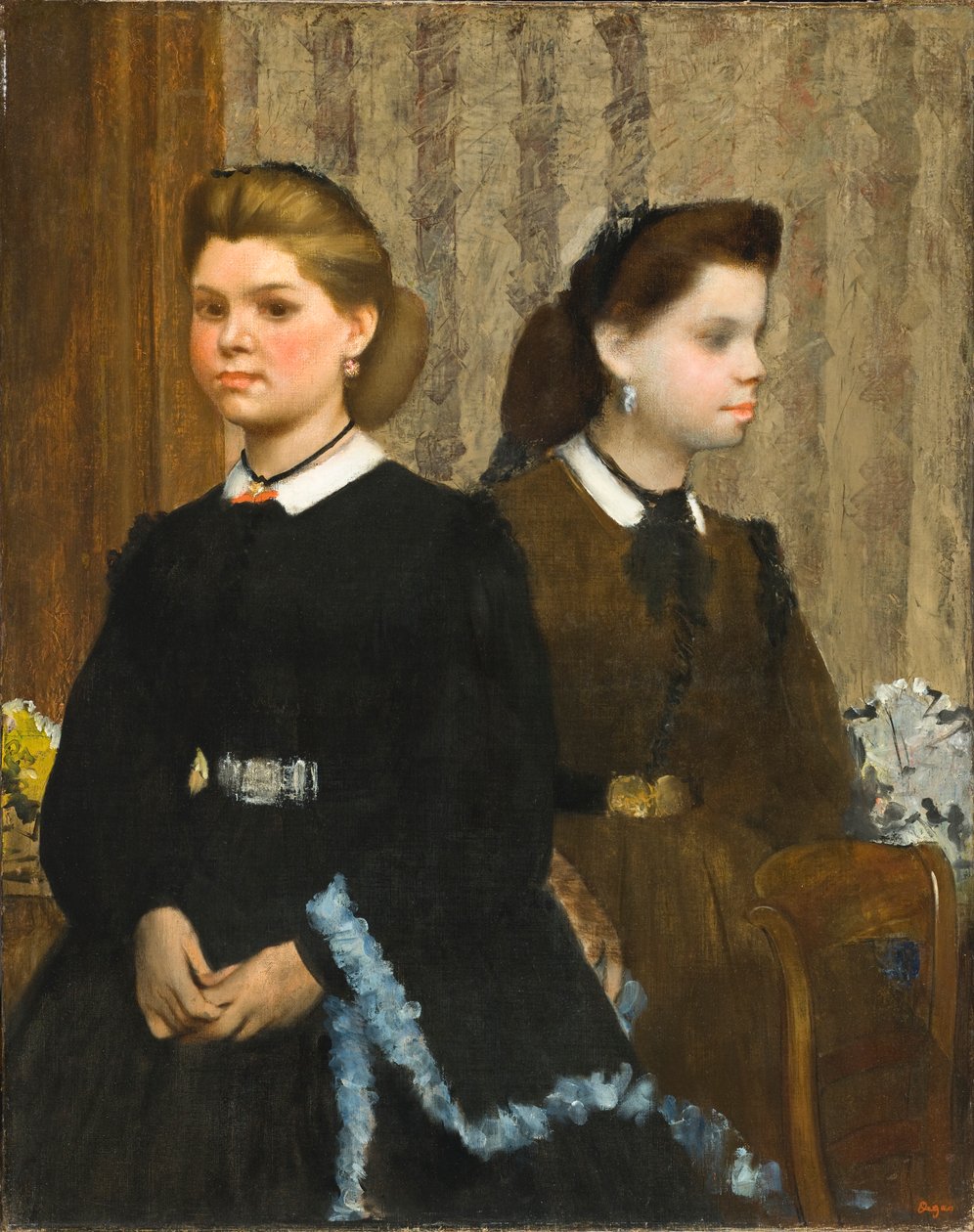 De Bellelli-zusters (Giovanna en Giuliana Bellelli) door Edgar Degas