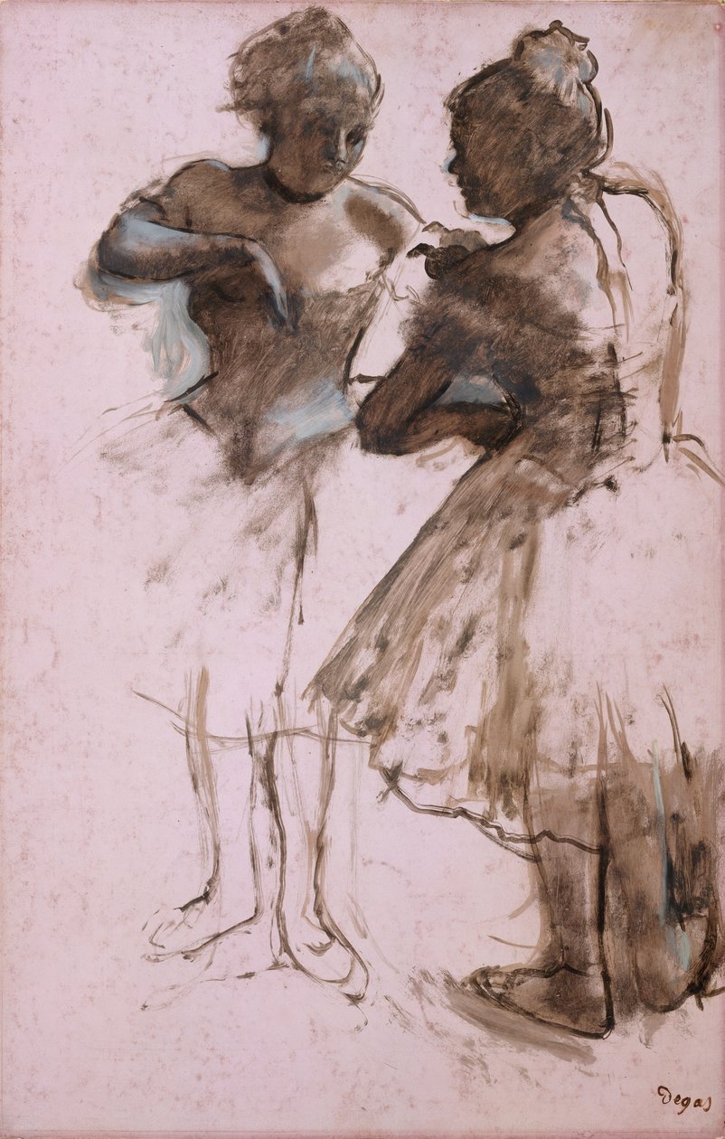 Twee Dansers door Edgar Degas