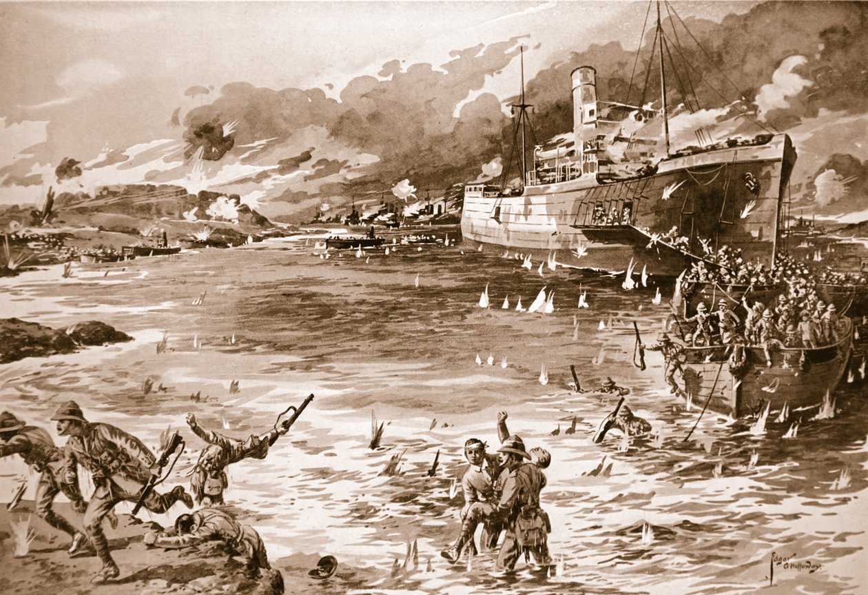 De beroemde landing van de 