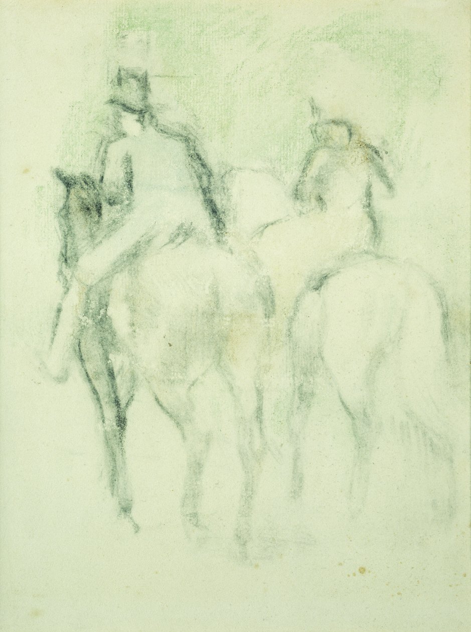 Amazone en Ruiter door Edgar Degas