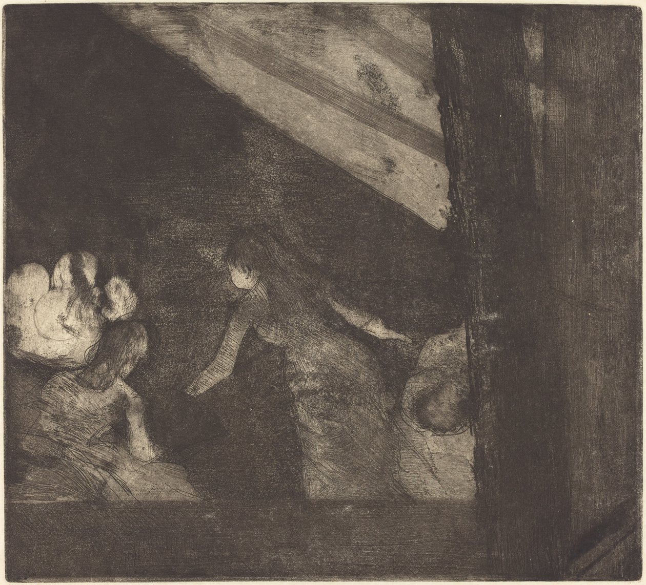 In het Café des Ambassadeurs, 1879-1880. door Edgar Degas