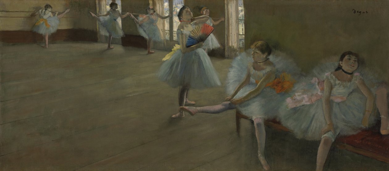 Dansers in de Klas door Edgar Degas