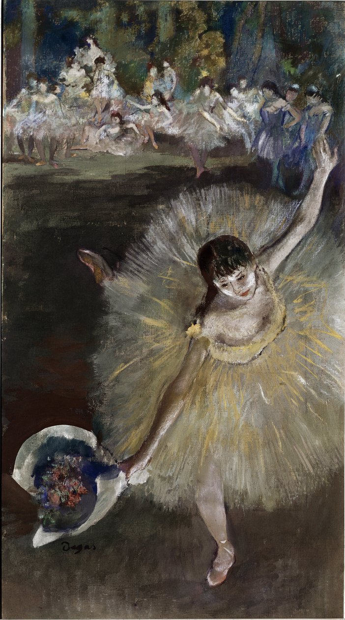 Dansend meisje door Edgar Degas