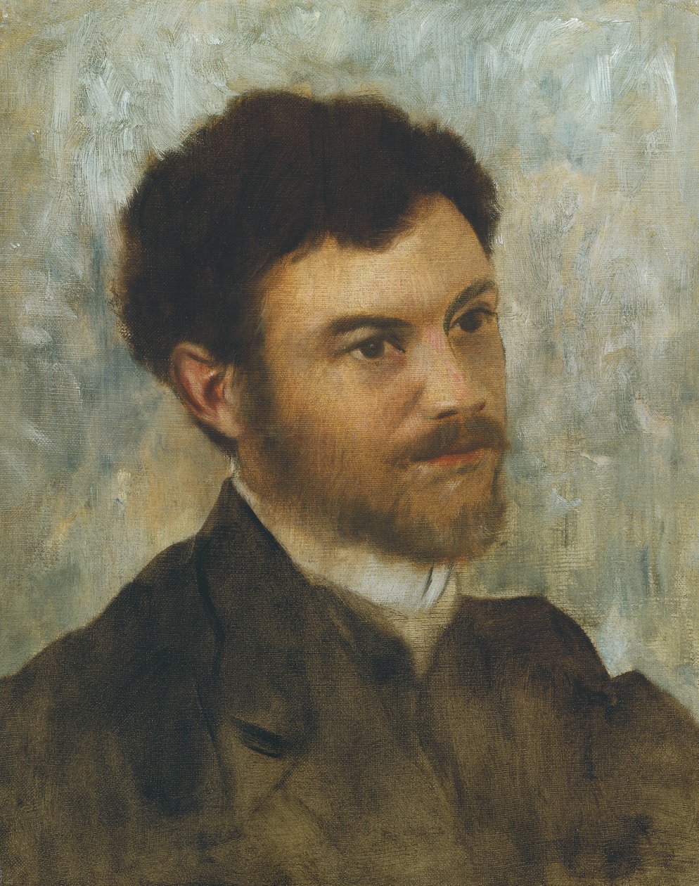 Degas - Portret van een man, circa 1868-1872, L 195 door Edgar Degas