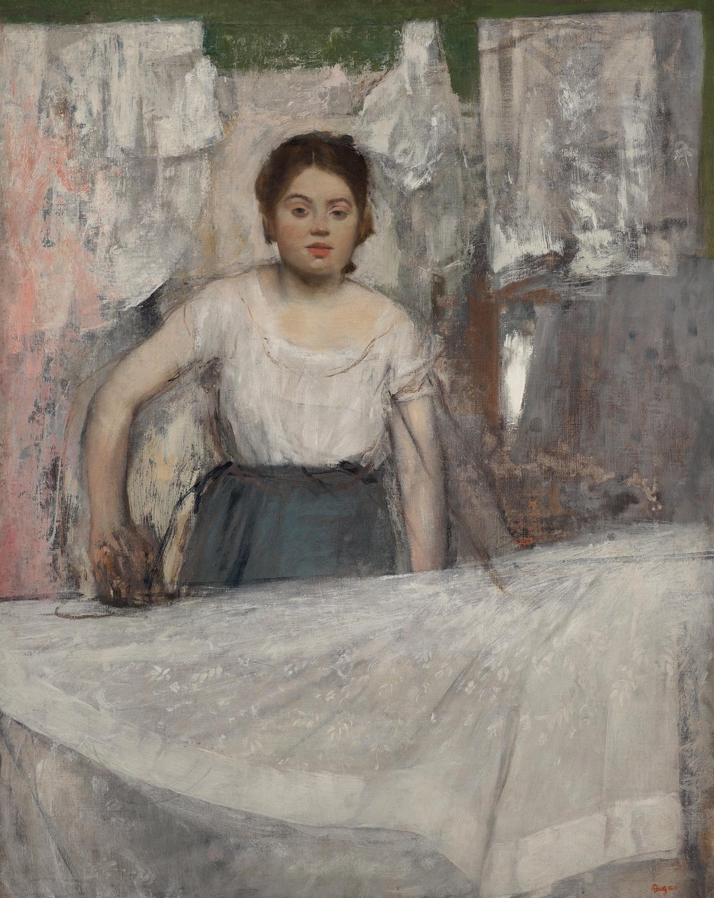De strijkster door Edgar Degas