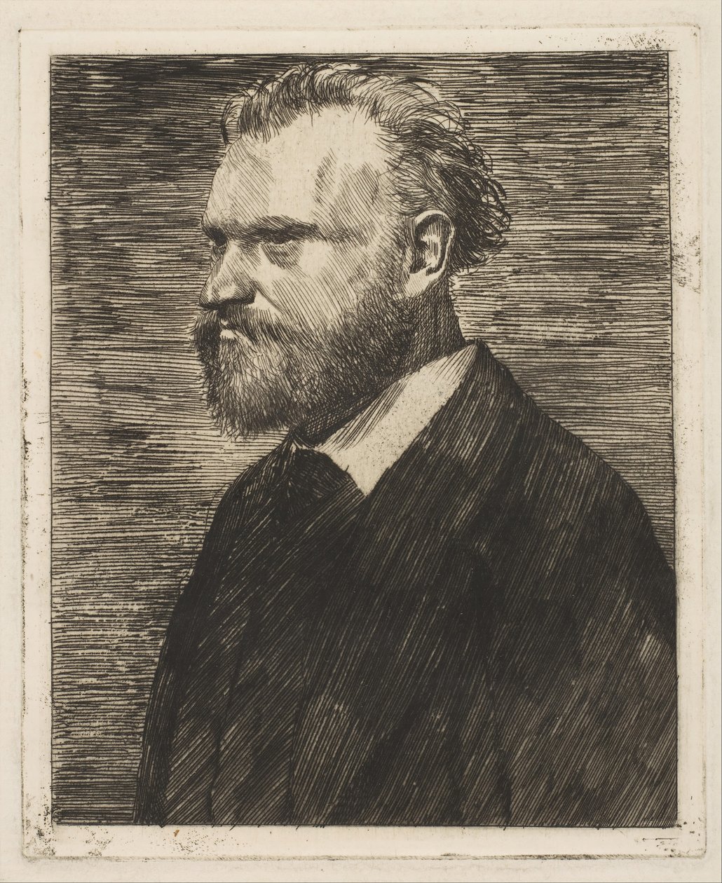 Édouard Manet, borstbeeldportret door Edgar Degas