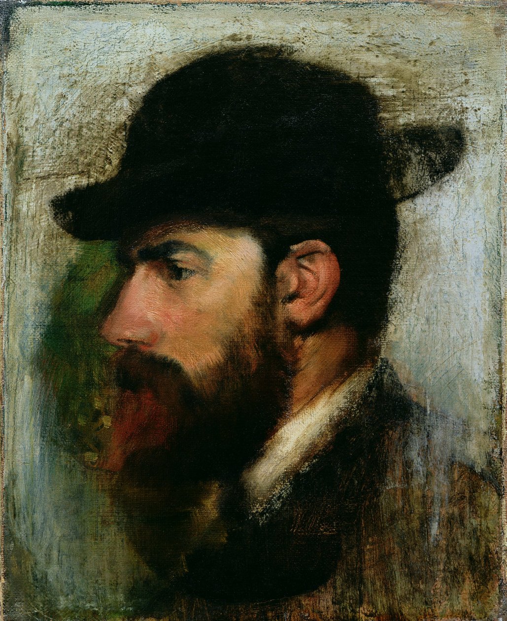 Frans: Portret van Henri Rouart door Edgar Degas