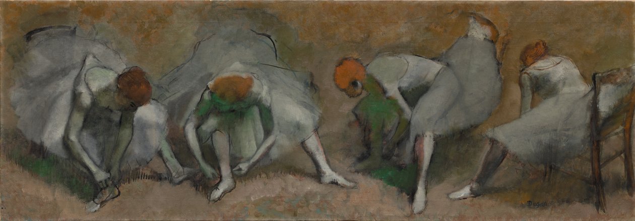 Fries van Dansers door Edgar Degas