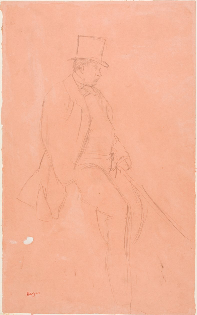 Gentleman Ruiter door Edgar Degas