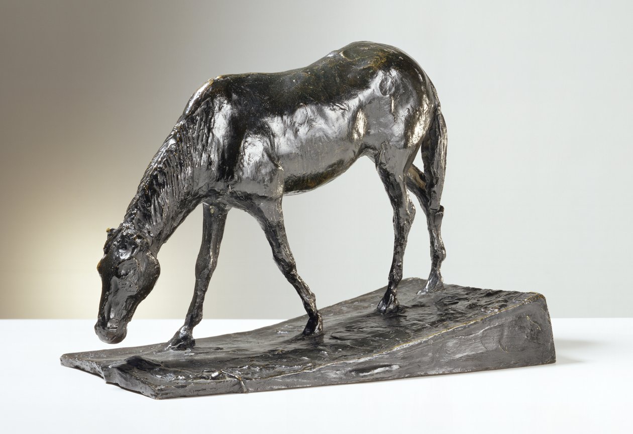 Paard bij de Drinkbak door Edgar Degas