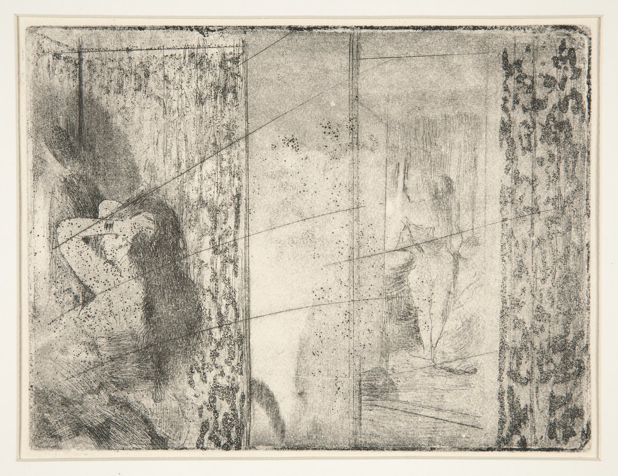Loges d’Actrices, ca. 1875 door Edgar Degas