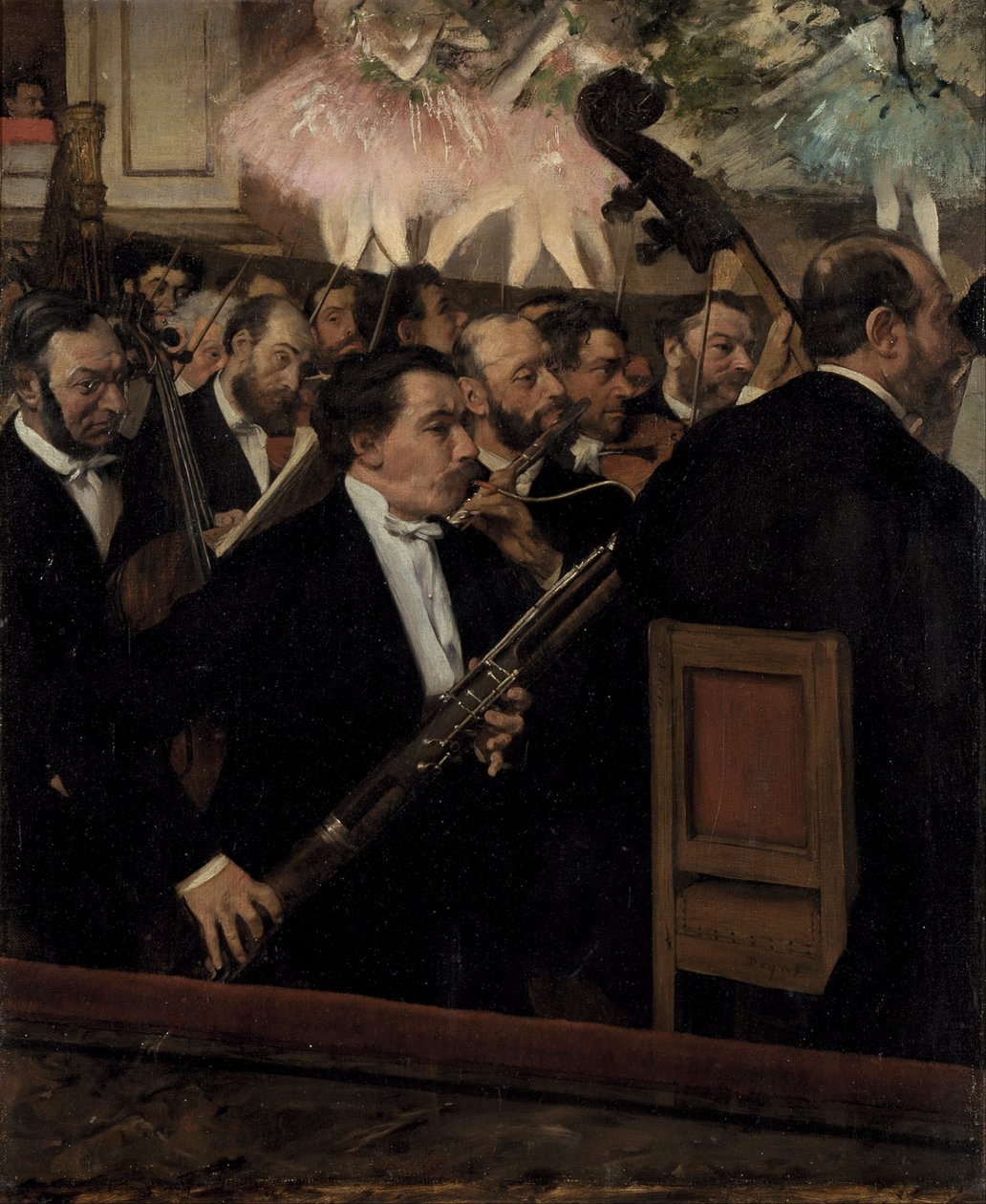 Het orkest van de Opera door Edgar Degas