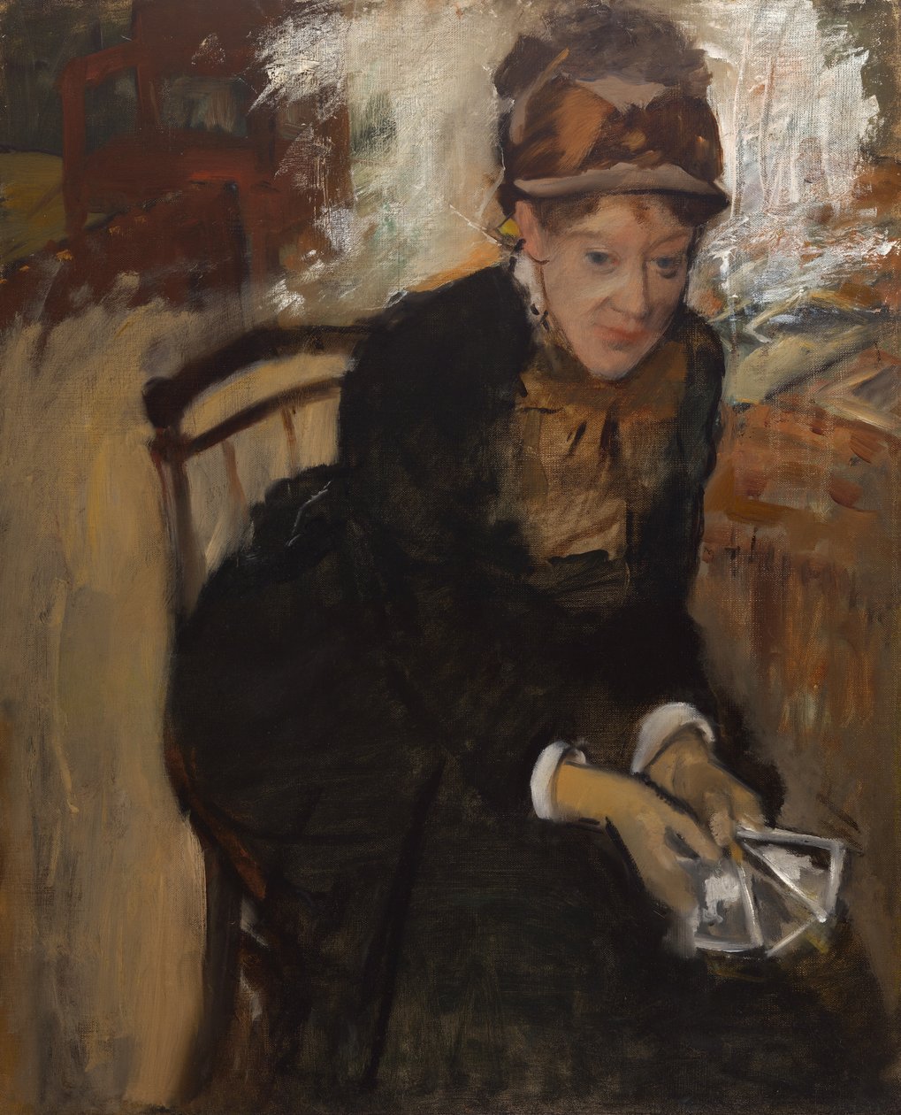 Mary Cassatt door Edgar Degas