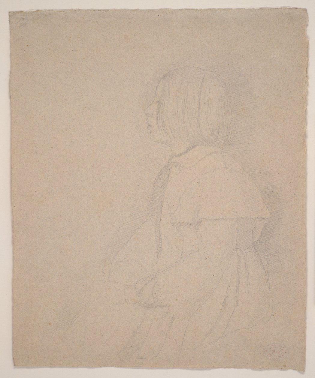 Portret van Giulia Bellelli, 1858-9 door Edgar Degas