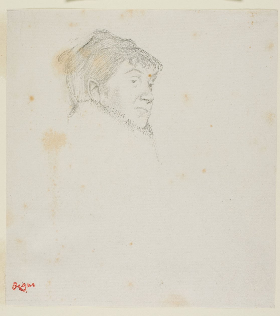 Portret van Madame Dietz-Monnin (voorheen Vrouwenkop) door Edgar Degas
