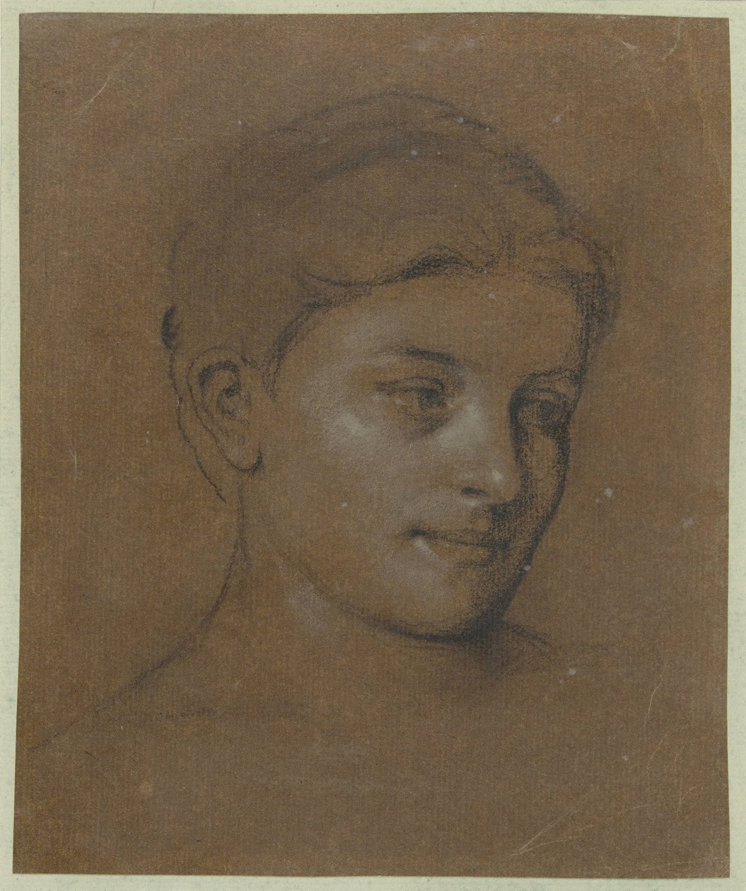 Portret van een vrouw door Edgar Degas