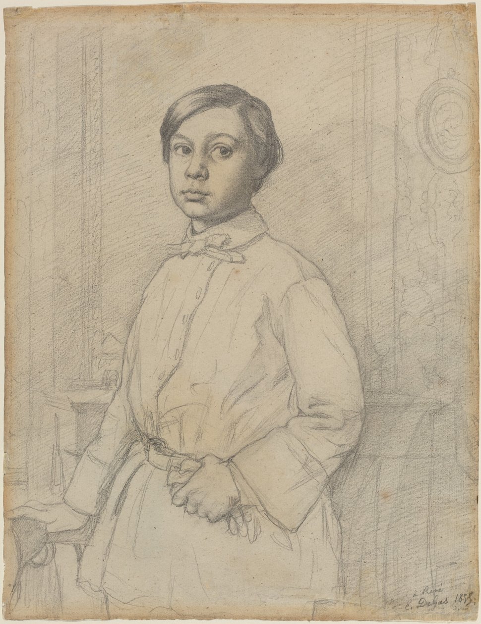 René de Gas [voorkant] door Edgar Degas