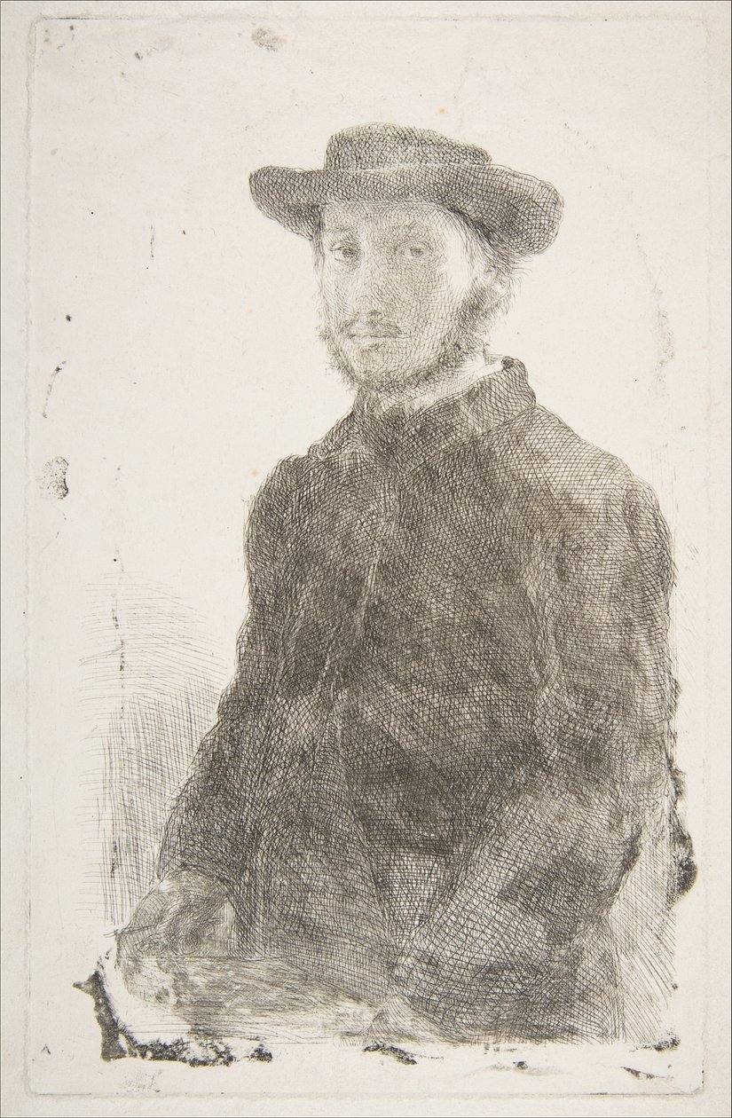 Zelfportret door Edgar Degas