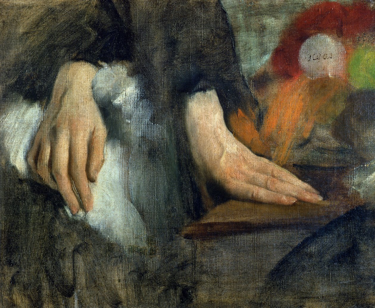 Studie van Handen, 1859-60 door Edgar Degas