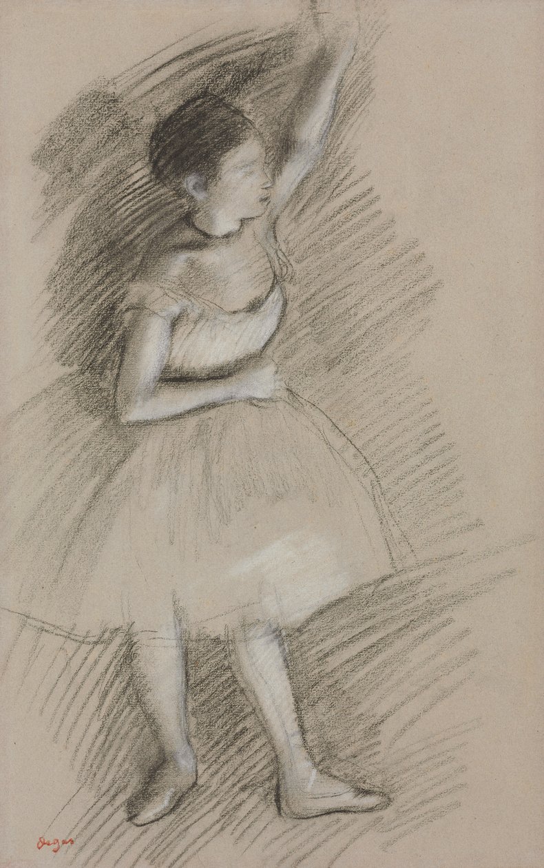 Studie van een Danseres door Edgar Degas