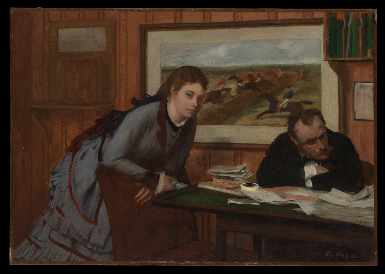 Mopperen door Edgar Degas