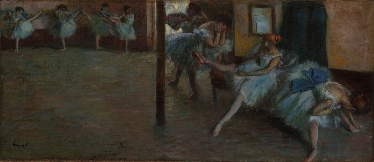 De balletrepetitie door Edgar Degas