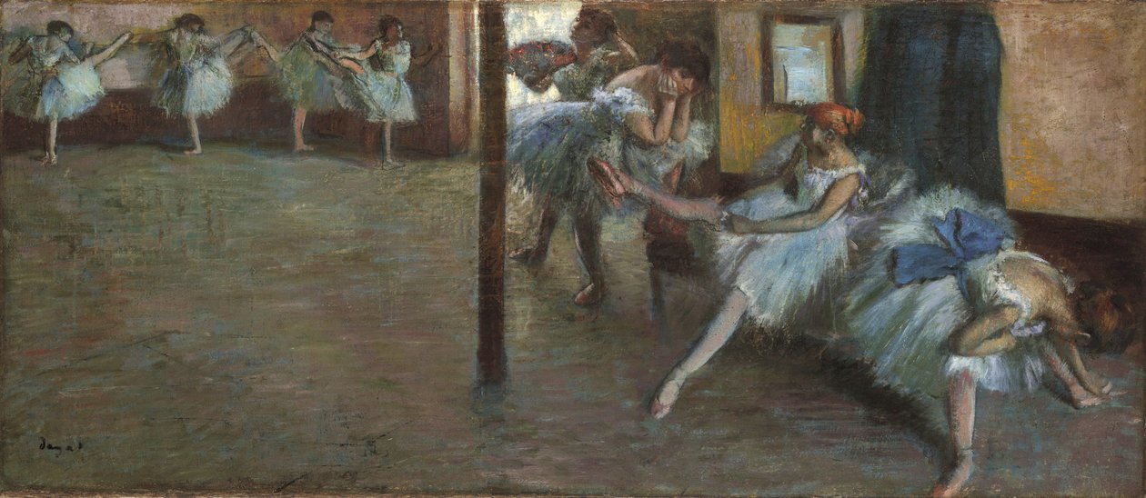 De Balletrepetitie, ca. 1891 door Edgar Degas