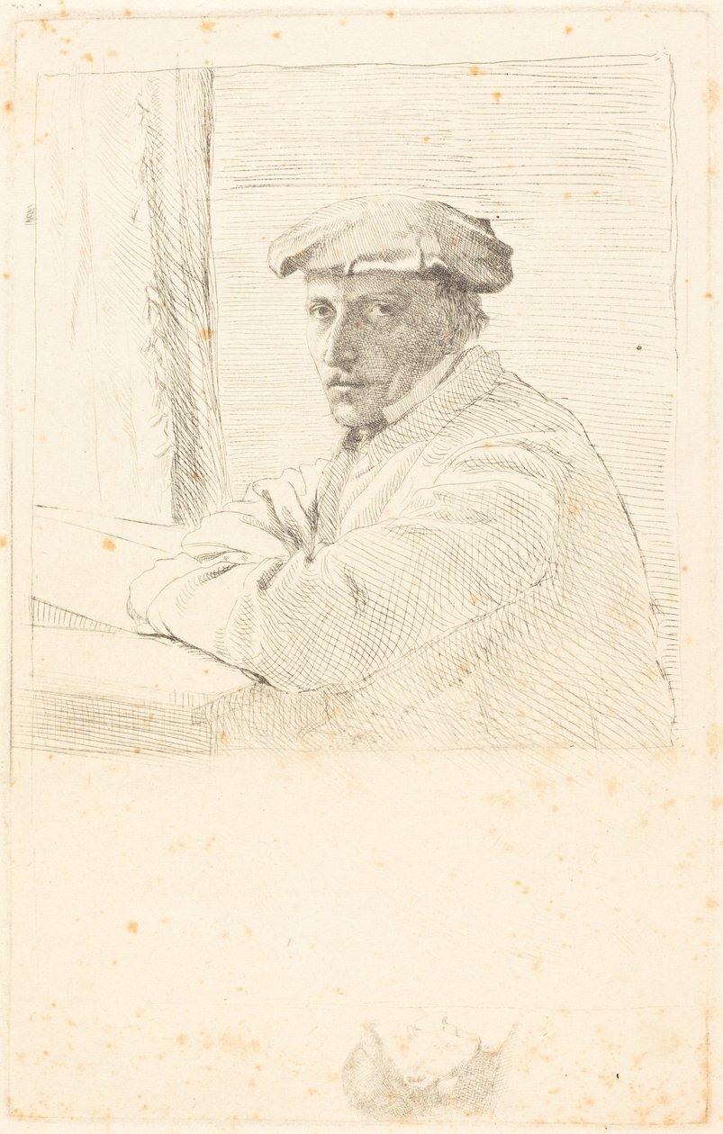 De graveur Joseph Tourny (Le graveur Joseph Tourny) door Edgar Degas