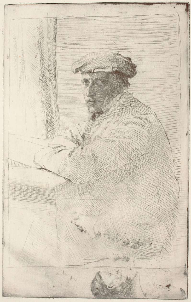 De Graveur Joseph Tourny door Edgar Degas