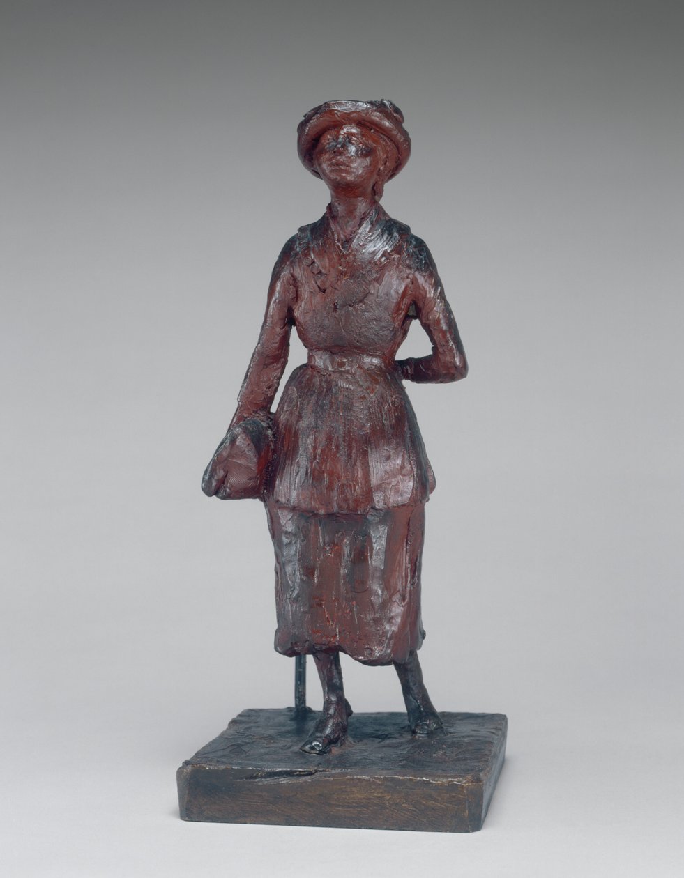 Het Schoolmeisje Vrouw Lopen op Straat, ca. 1880-1881 door Edgar Degas