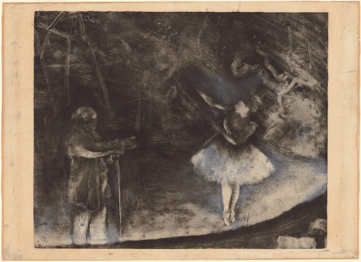 De Balletmeester door Edgar Degas, executed in collaboration with Vicomte Lepic