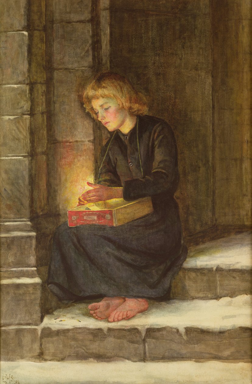 Het lucifermeisje door Edith Heckstall Smith
