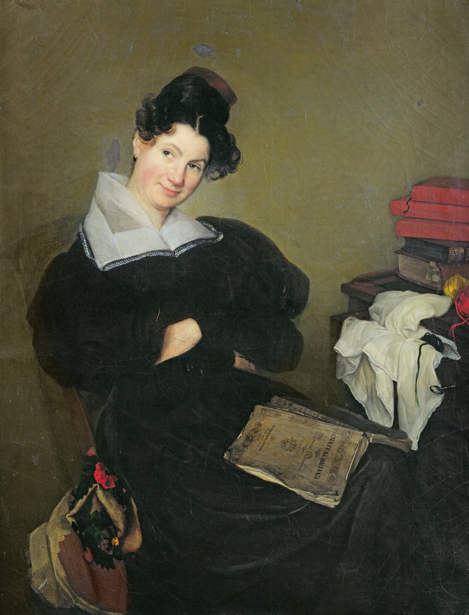 Portret van Madame Bail, c.1830 door Edme Jean Pigal