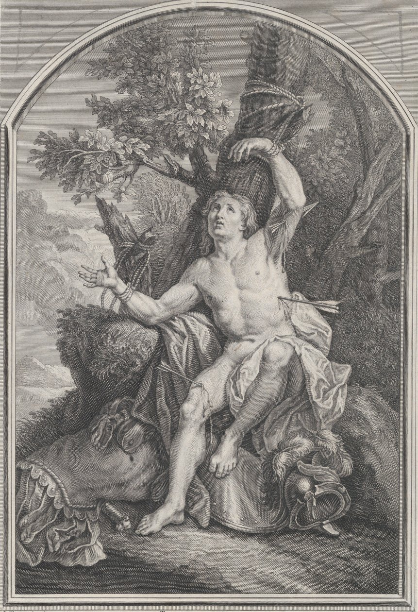 Sint Sebastiaan door Edme Jeaurat