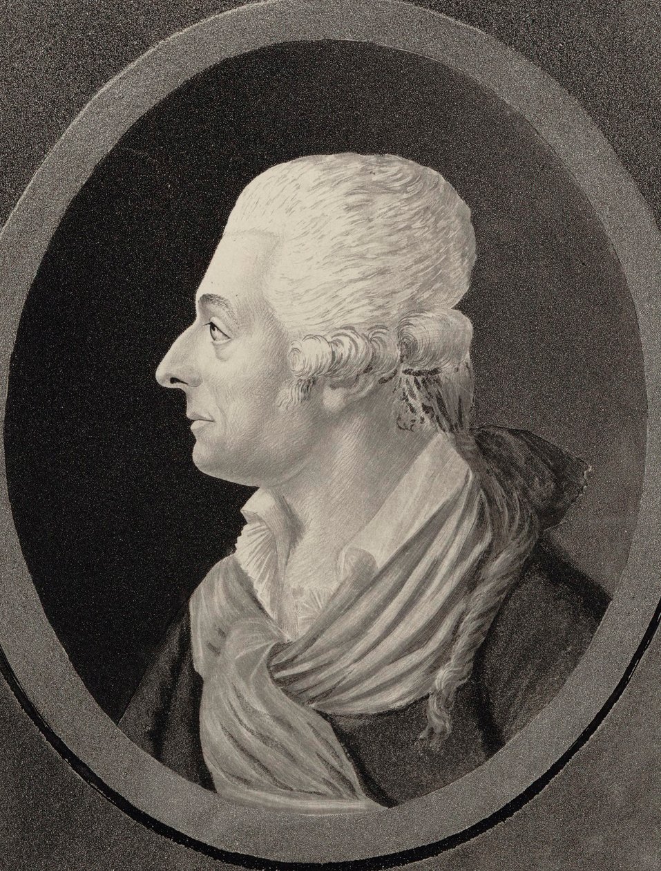 Portret van de componist Antonio Sacchini 1730-1786 door Edme Quenedey