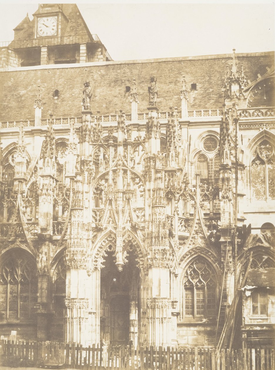 Portaal van de Kathedraal van Louviers door Edmond Bacot
