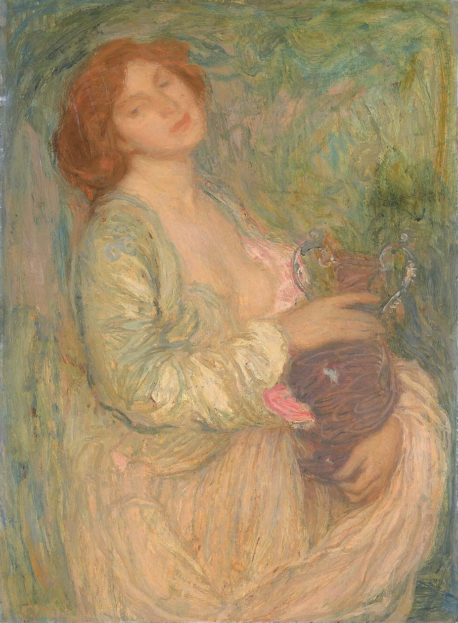 Vrouw met vaas door Edmond-François Aman-Jean