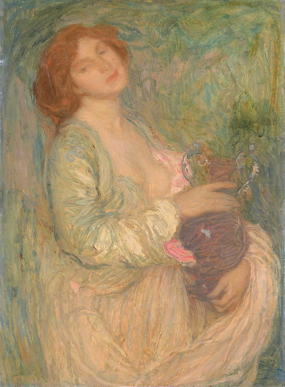 Vrouw met vaas door Edmond François Aman Jean
