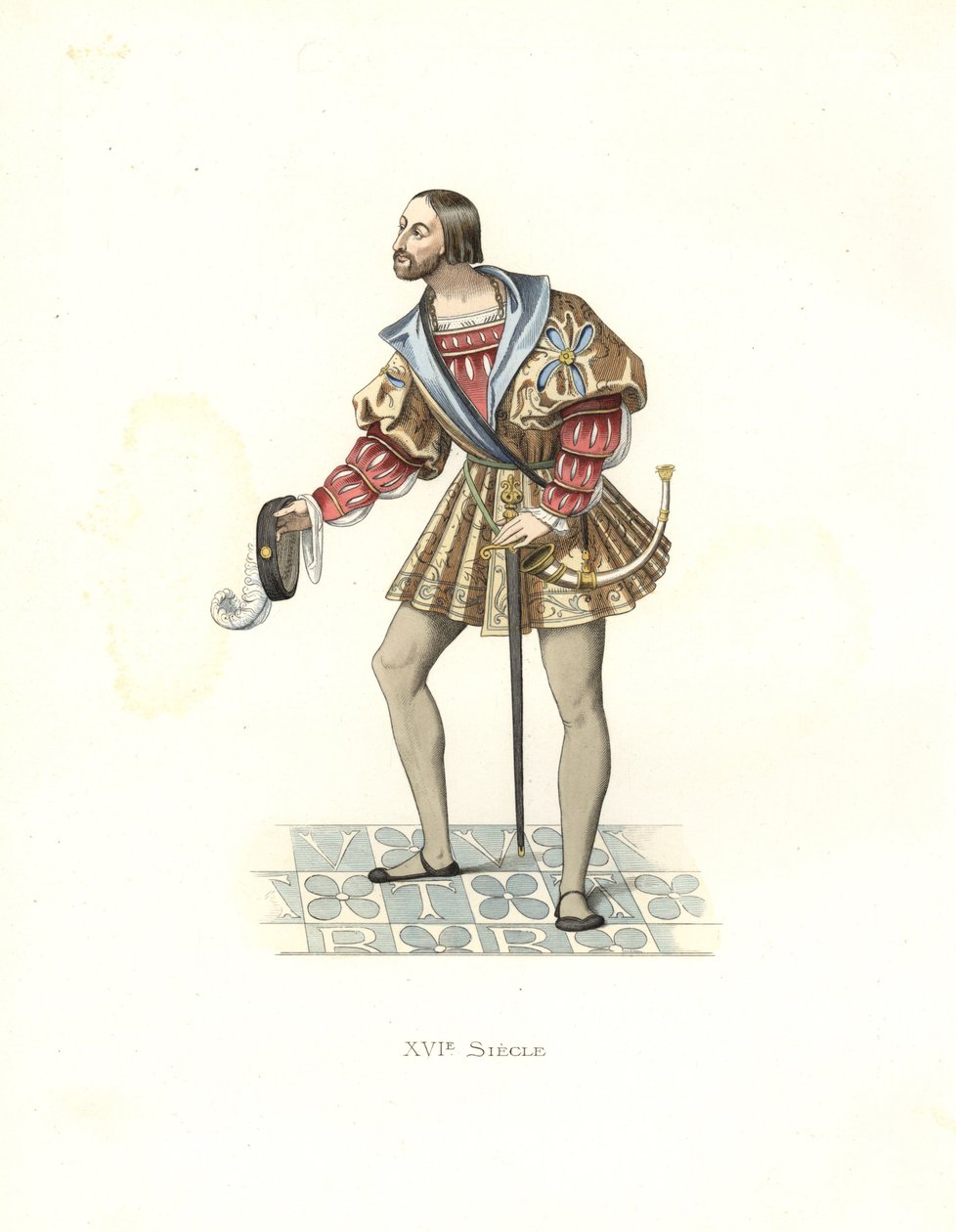 Hoveling van Frans I (1494-1547) door Edmond Lechevallier Chevignard