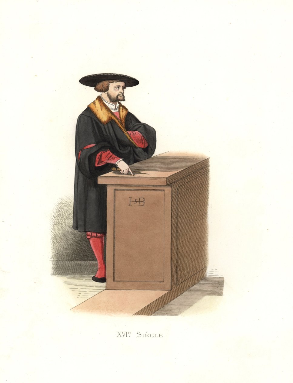Hans Sebald Beham (1500-1550), Duitse prentmaker, graveur, schilder en miniaturist door Edmond Lechevallier Chevignard
