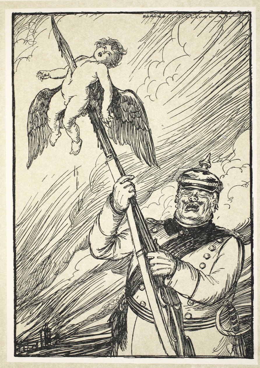 De zachte Duitser, illustratie uit The Kaiser