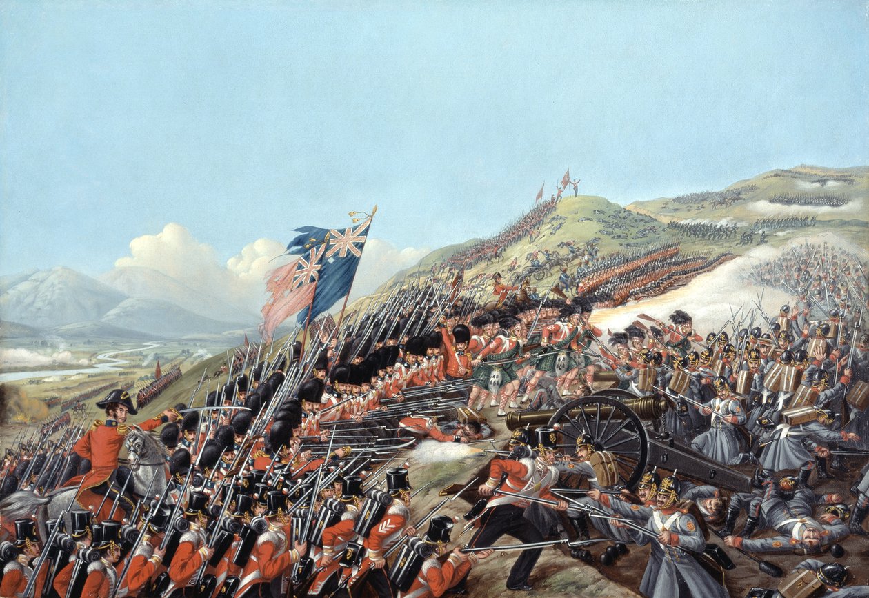 De slag bij Alma op 20 september 1854 door Edmund Walker